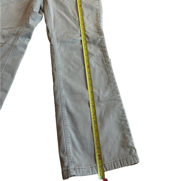 l.l.bean Lined pull on outdoor hiking khaki  pants winter casual warm size 6 - Picture 5 of 10